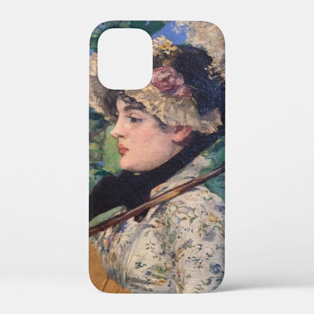 Jeanne (Spring)  By Édouard Manet Case-Mate iPhone Case (Back)