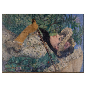 Jeanne (Spring)  By Édouard Manet Cutting Board