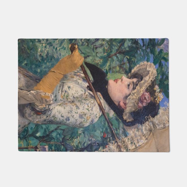 Jeanne (Spring)  By Édouard Manet Doormat (Front)