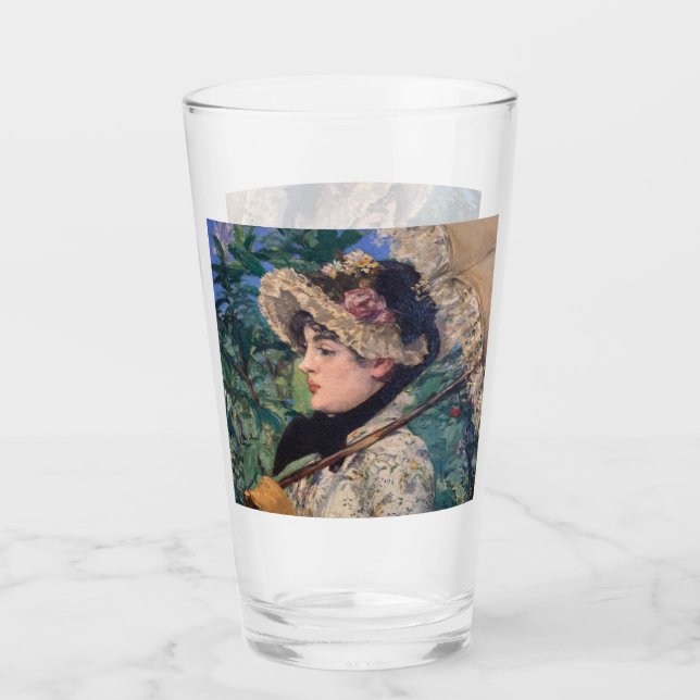 Jeanne (Spring)  By Édouard Manet Glass (Front)