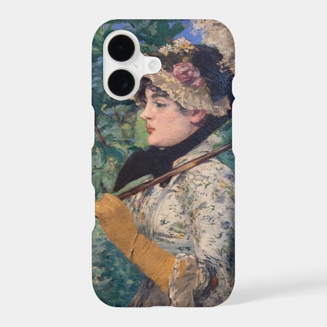 Jeanne (Spring)  By Édouard Manet iPhone Case (Back)