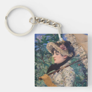 Jeanne (Spring) By Édouard Manet Key Ring
