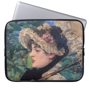 Jeanne (Spring) By Édouard Manet Laptop Sleeve