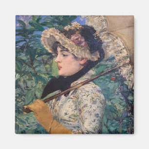 Jeanne (Spring) By Édouard Manet Magnet