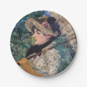 Jeanne (Spring)  By Édouard Manet Paper Plate