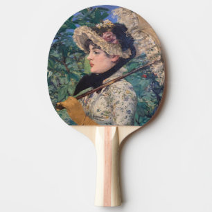 Jeanne (Spring) By Édouard Manet Ping Pong Paddle