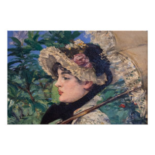 Jeanne (Spring) By Édouard Manet Poster