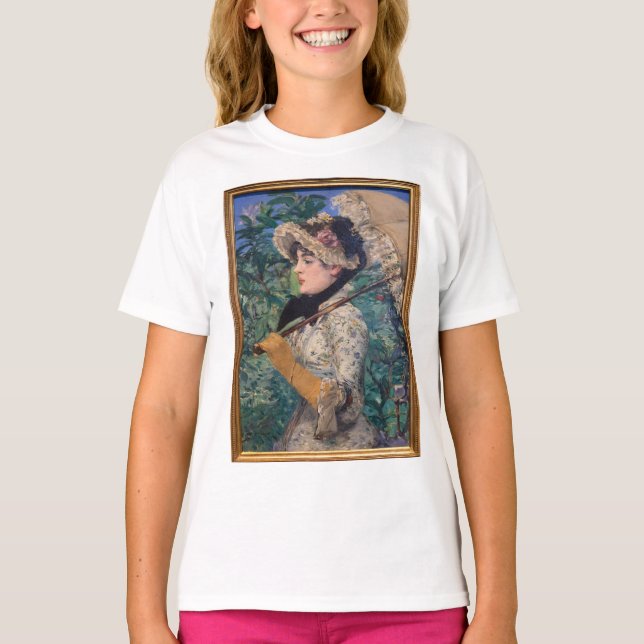 Jeanne (Spring)  By Édouard Manet T-Shirt (Front)