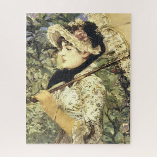 Jeanne, Spring by Edourd Manet Jigsaw Puzzle