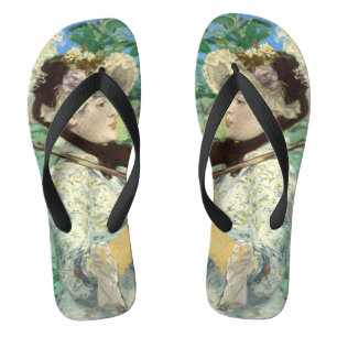 Jeanne (Spring) Edouard Manet   Flip Flops