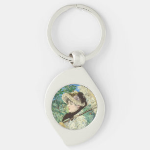 Jeanne (Spring) Edouard Manet Key Ring