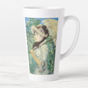 Jeanne (Spring) Edouard Manet Latte Mug