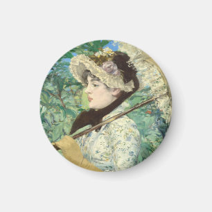 Jeanne (Spring) Edouard Manet Magnet