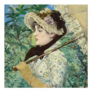 Jeanne (Spring) Edouard Manet Poster