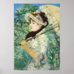 Jeanne (Spring) Edouard Manet  Poster