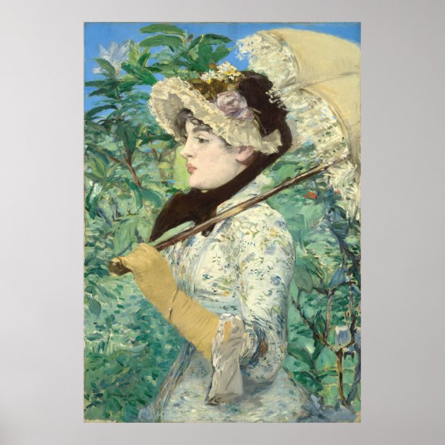 Jeanne (Spring) Edouard Manet  Poster (Front)