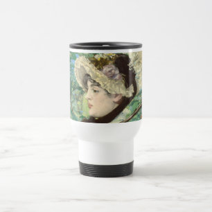 Jeanne (Spring) Edouard Manet Travel Mug