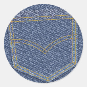 Jeans2 Classic Round Sticker