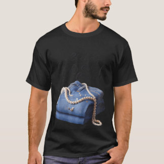Jeans And Pearls For Ladies 2025 Jean With Pearls T-Shirt