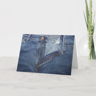 Jeans Greeting Card