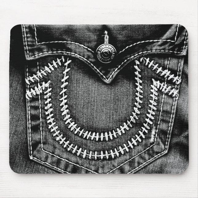 Jeans Pocket Mouse Mat (Front)