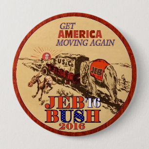 Jeb Bush 2016 10 Cm Round Badge