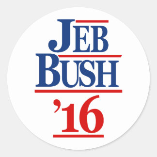 Jeb Bush 2016 Classic Round Sticker