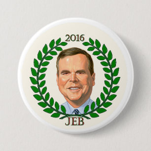 Jeb Bush 2016 for President 7.5 Cm Round Badge