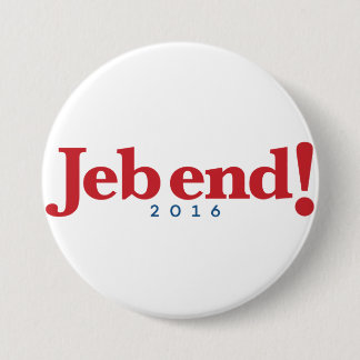 Jeb end! 2016 7.5 cm round badge