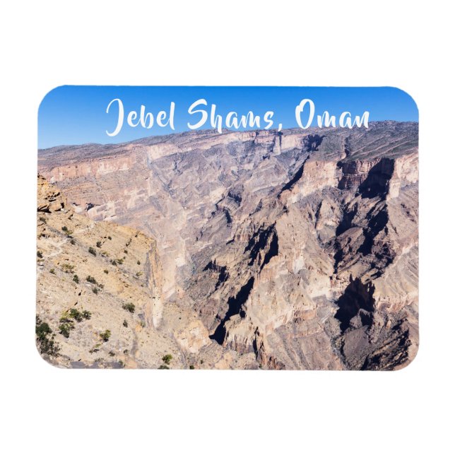 Jebel Shams - Sultanate of Oman Magnet (Horizontal)