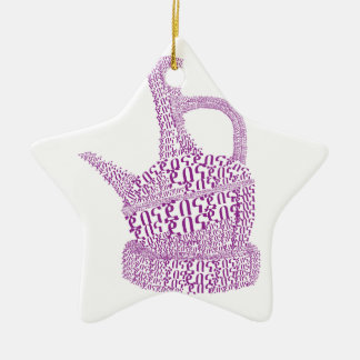 Jebena/ Ethiopian Coffee Ceramic Tree Decoration