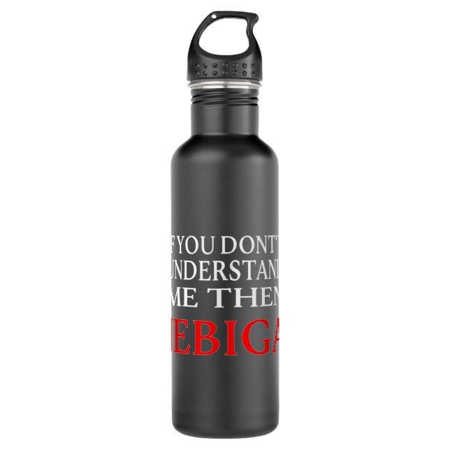 Jebiga Brate Yugoslavia Balkan Slang Funny Serbian 710 Ml Water Bottle (Front)