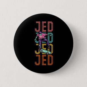 Jed Custom Skateboarding Hob 6 Cm Round Badge