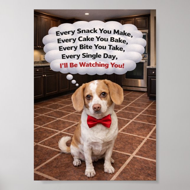 "Jed is Watching You" Poster (Front)