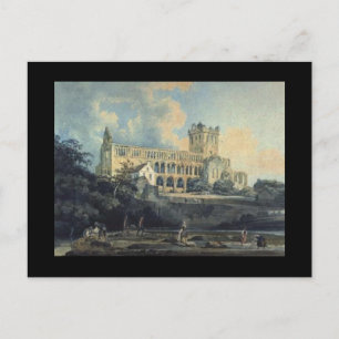 Jedburgh Abbey by Thomas Girtin Postcard