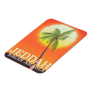 Jeddah Saudi Arabia Vacation poster Magnet