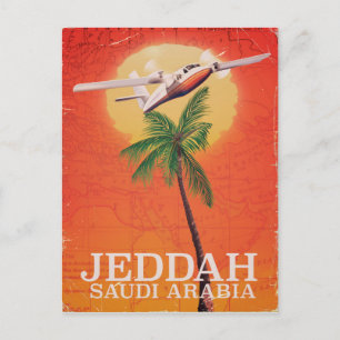 Jeddah Saudi Arabia Vacation poster Postcard