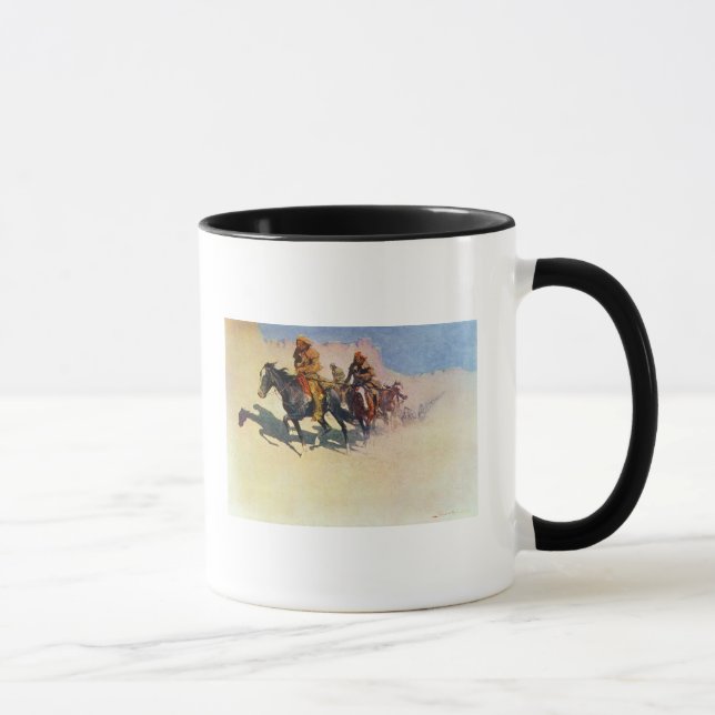 Jedediah Smith making his way across the desert Mug (Right)