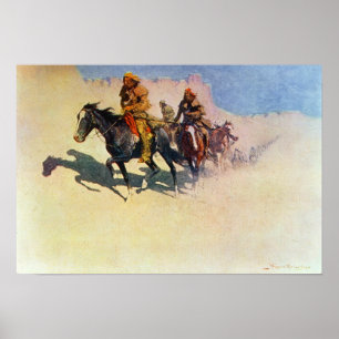 Jedediah Smith making his way across the desert Poster
