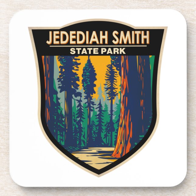 Jedediah Smith Redwoods State Park California  Coaster (Front)