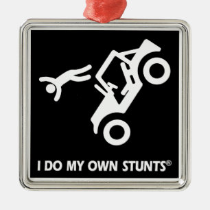 Jeep My Own Stunts Metal Tree Decoration