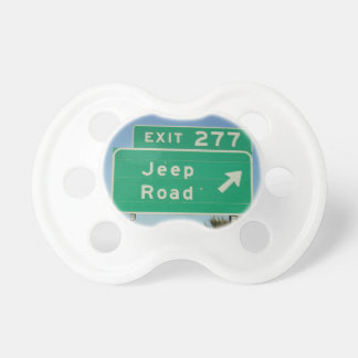 Jeep Road Sign Pacifier