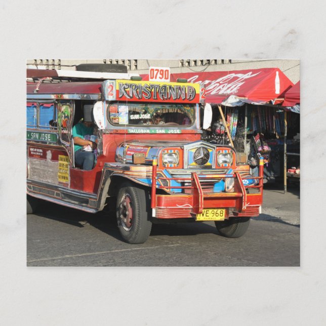 Jeepney Postcard (Front)