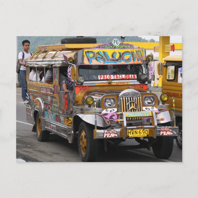 Jeepney Postcard (Front)