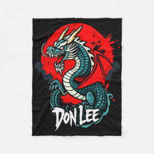 Jeet Kune Do Jkd Mixed Martial Arts Lee Don's  Fleece Blanket