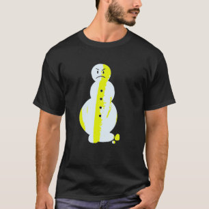 Jeezy Snowman Funny Angry Snowman Jeezy Snowman T  T-Shirt
