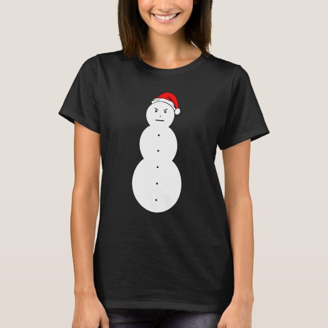 Jeezy Snowman Mad Snowman T-Shirt (Front)
