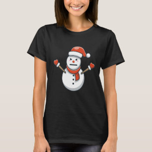 Jeezy Snowman Winter Angry Snowflakes Warmth Hot T T-Shirt