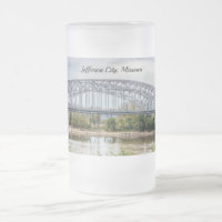 Jeff City Bridge Frosted Mug