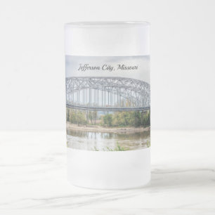 Jeff City Bridge Frosted Mug